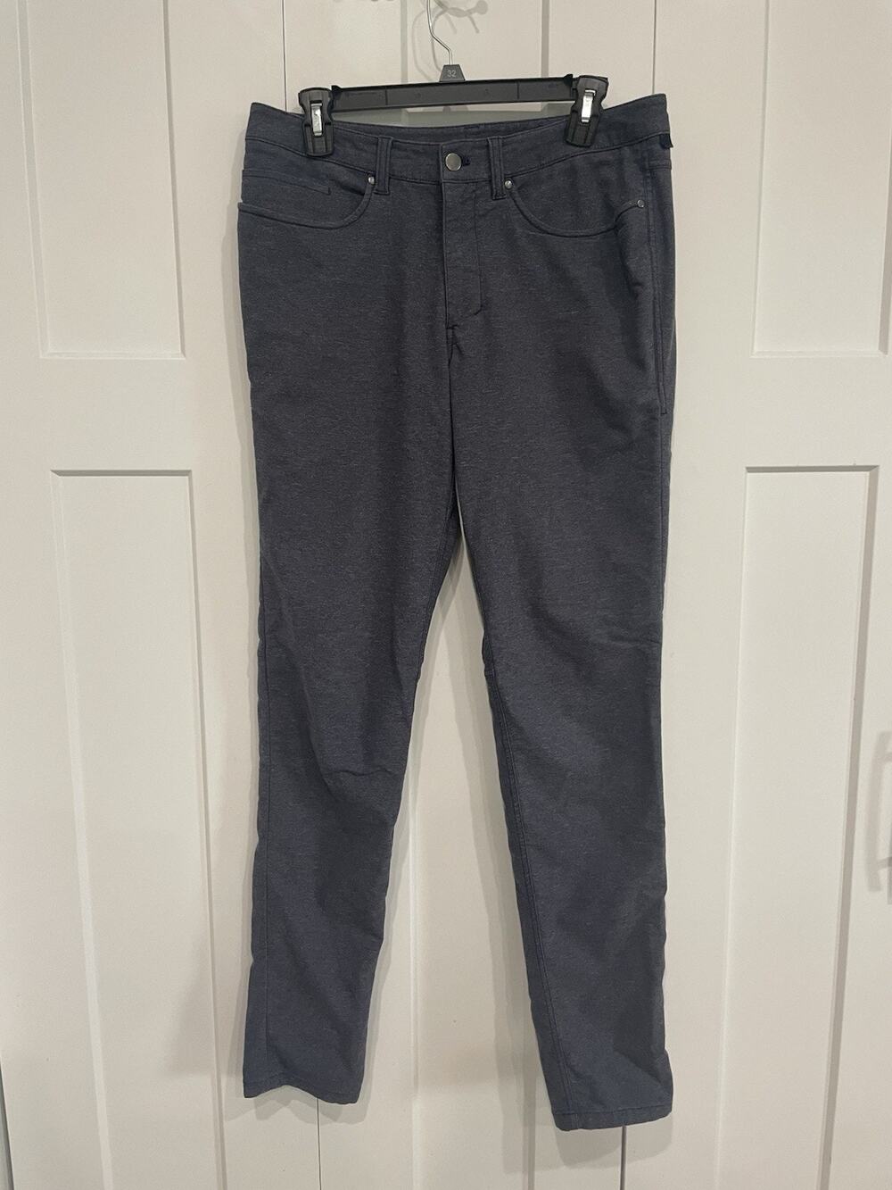 Lululemon ABC Pant Skinny Navy Mens Size 32 Stretch Canvas